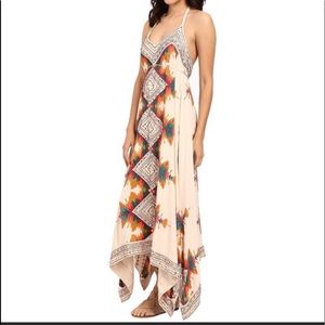 Free People Ibiza embellished halter maxi dress